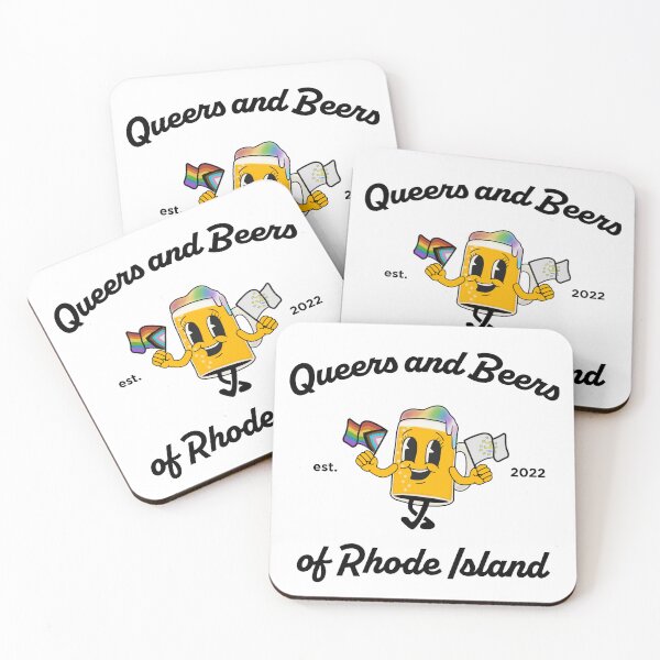 Item preview, Queers and Beers of RI – Full Logo w/Tipsy  designed and sold by Queers and Beers of Rhode Island .