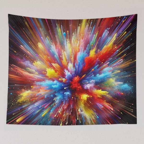 Aperçu de l'œuvre Explosion de couleurs créée et vendue par Zestpond.