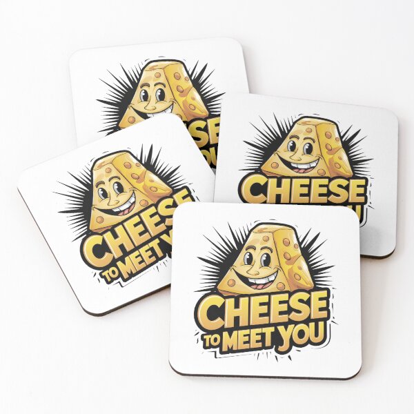 Item preview, Cheese to Meet You Grinning Cheese Funny designed and sold by deluxedigital1.