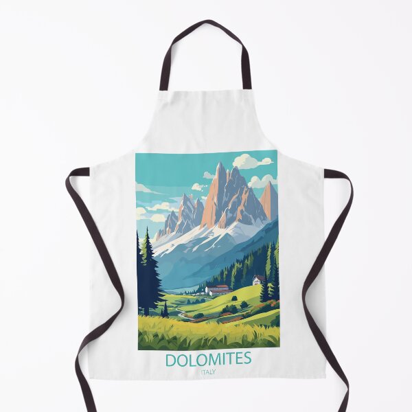 Artikelvorschau, Vintage Minimal Retro Reiseplakat Dolomiten Italien – Majestätische Alpenlandschaft und Natur pur entworfen und verkauft von pod24.