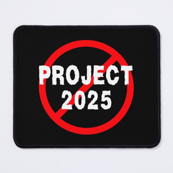 Item preview, Just Say No to Project 2025 (White) designed and sold by LyndaNoel Design.