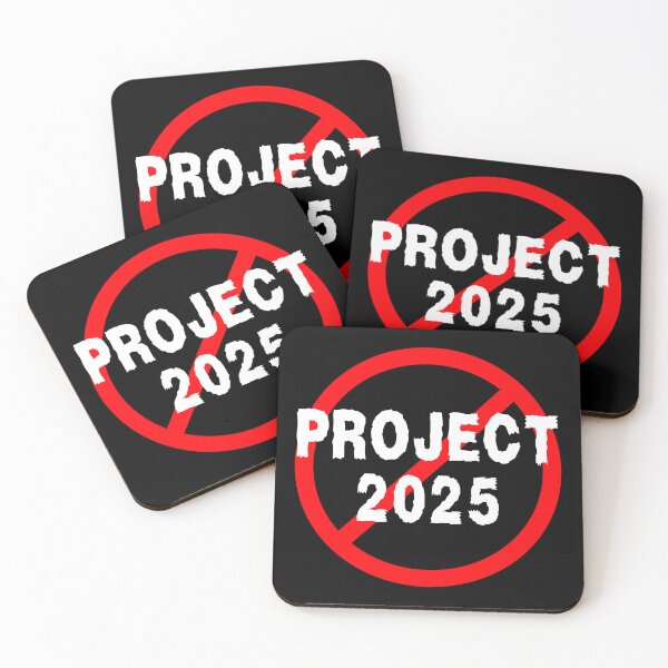 Item preview, Just Say No to Project 2025 (White) designed and sold by LyndaNoel Design.