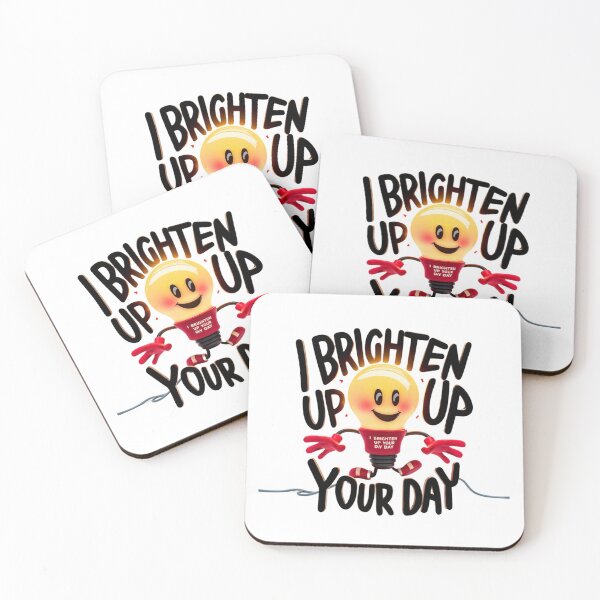 Item preview, I Brighten Up Your Day Cheerful Light Bulb designed and sold by deluxedigital1.