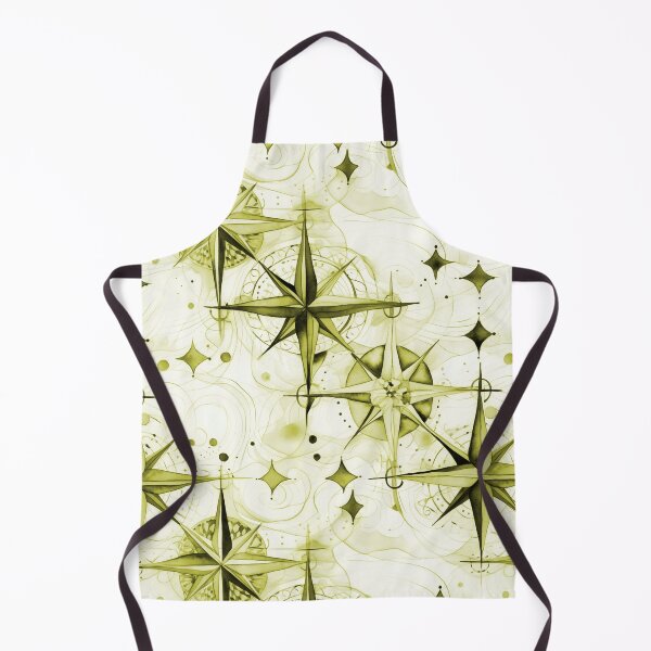 Item preview, Seamless Yellow Compass Watercolor Pattern designed and sold by MadeInR.