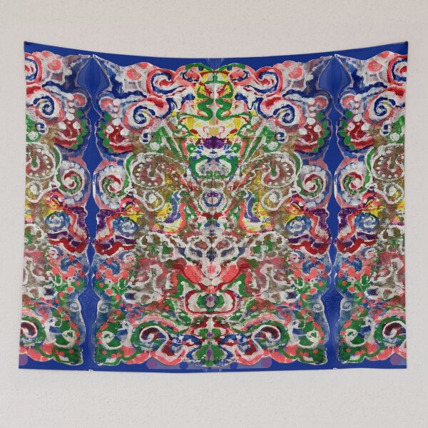 Item preview, Colorful bilateral chaos painting  designed and sold by ricoflinn.