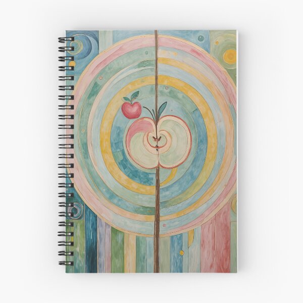 Item preview, Delightful Duo: Half and Mini Apple on Abstract Background designed and sold by Lizetteh.