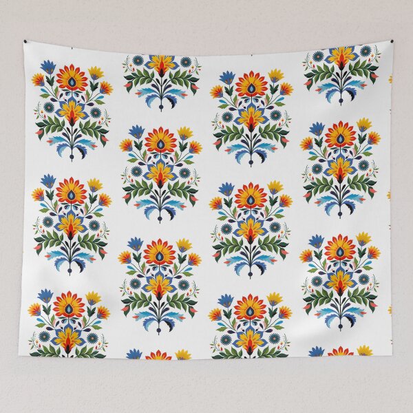 Item preview, Hungarian Folk Flower Design designed and sold by xiao xuans.