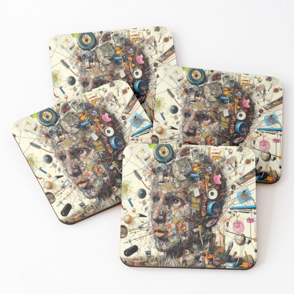 Item preview, Eclectic Arte Povera Portrait designed and sold by watsonvings.