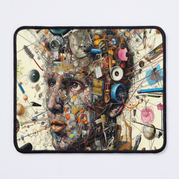 Item preview, Eclectic Arte Povera Portrait designed and sold by watsonvings.