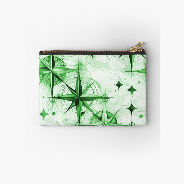 Item preview, Seamless Green Compass Watercolor Pattern designed and sold by MadeInR.