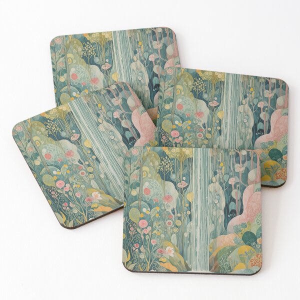 Item preview, Jungle Harmony: Abstract Waterfall in Tropical Wilderness designed and sold by Lizetteh.