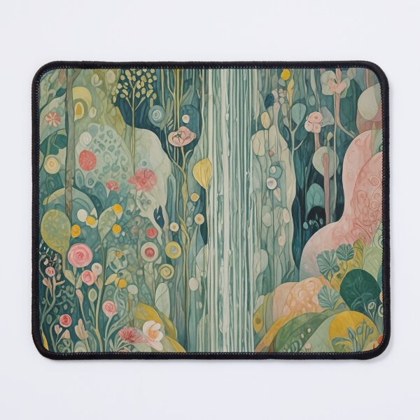 Item preview, Jungle Harmony: Abstract Waterfall in Tropical Wilderness designed and sold by Lizetteh.