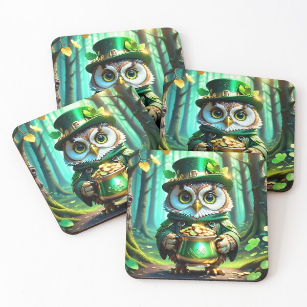 Item preview, Owl Leprechaun designed and sold by Jbl55.