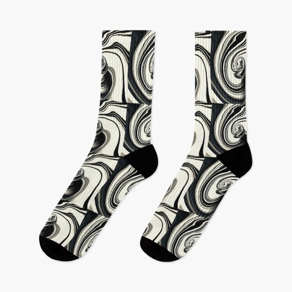 Item preview, Colour spiral in cream-black designed and sold by AnnabellaRh.