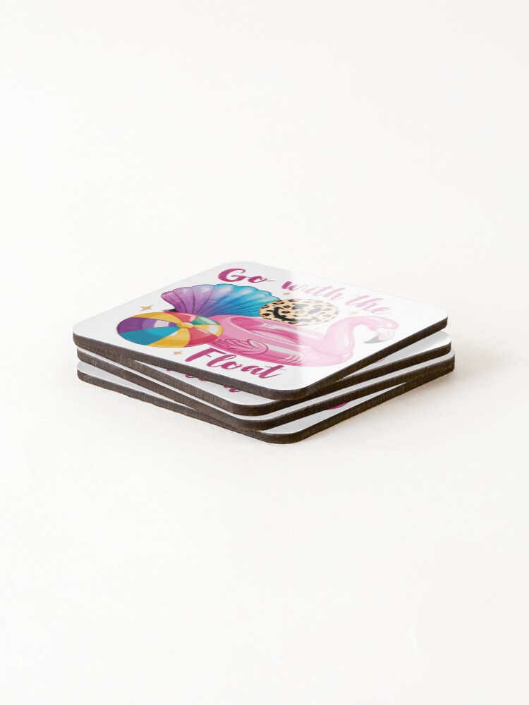 Thumbnail 4 of 5, Coasters (Set of 4), Go With The Float designed and sold by Rozgani.
