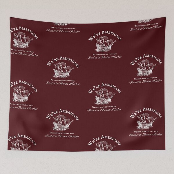Item preview, Americans Only Serve Tea Iced or In Boston Harbor designed and sold by A-M-Watson.
