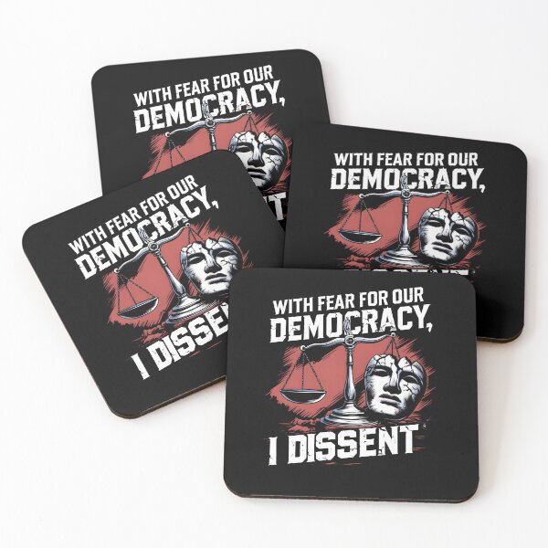 Item preview, With Fear for Our Democracy, I Dissent designed and sold by TahfahTk.