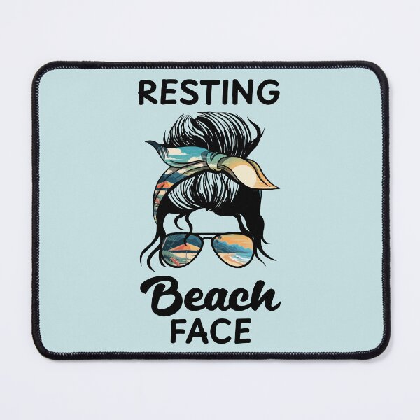 Item preview, Resting Beach Face V designed and sold by Lemon Pepper.