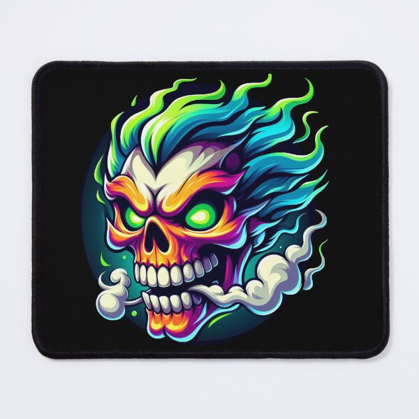 Item preview, Wicked Flaming Skull designed and sold by R4pt0r007.