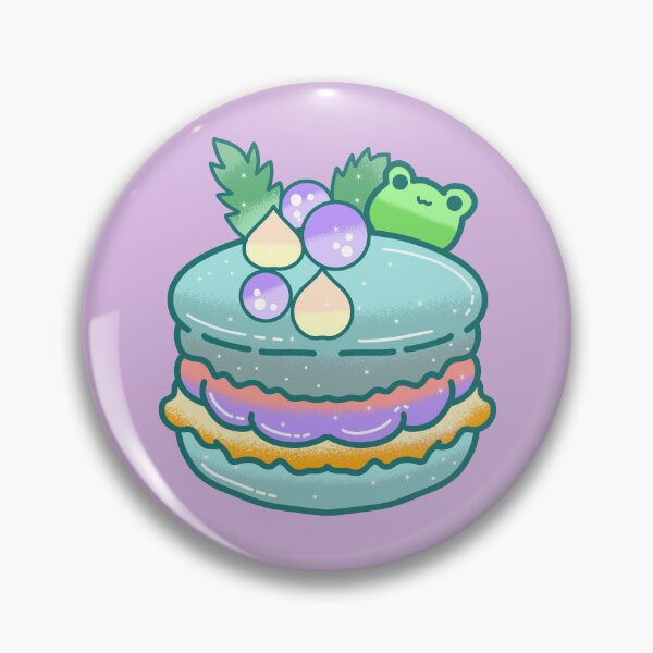 Item preview, Blue Cute Kawaii macaron froggy designed and sold by Quacktails.