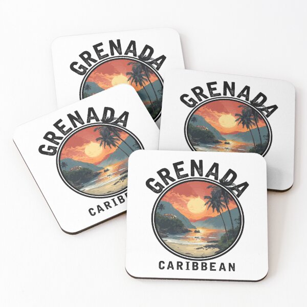 Item preview, Grenada - Caribbean (with Black Lettering) designed and sold by VelvetRoom.