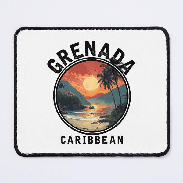 Item preview, Grenada - Caribbean (with Black Lettering) designed and sold by VelvetRoom.