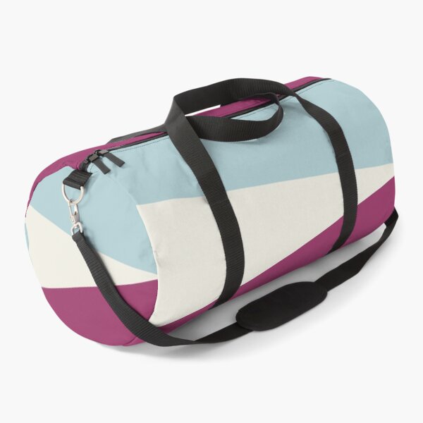 Item preview, MAROON RED, CREAM and DUCK EGG BLUE GEOMETRIC DESIGN PRINT designed and sold by RachelMacht.