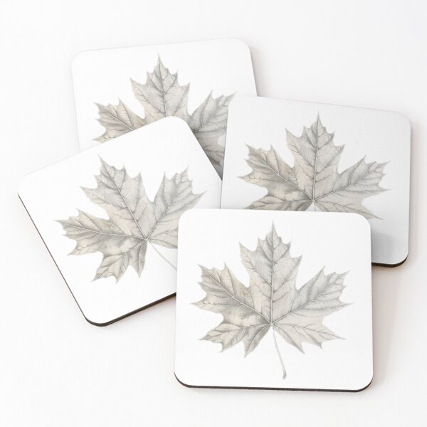 Item preview, Maple Leaf Sketch on Chalkboard designed and sold by ManeeStore.