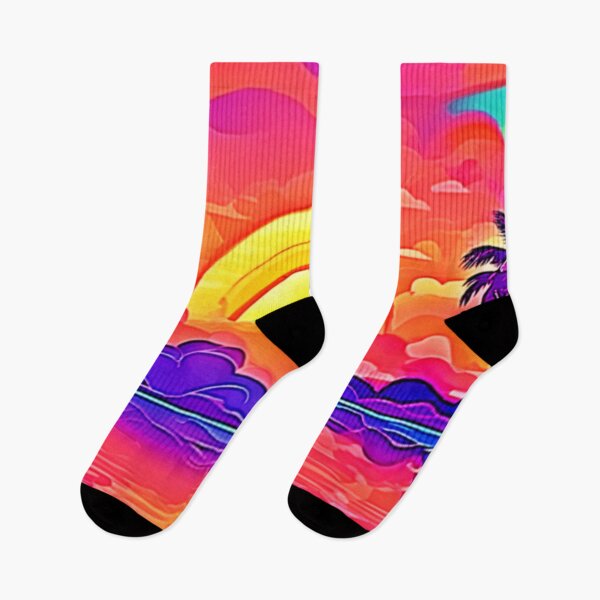 Item preview, Sunset Palms Art designed and sold by Health And Fitness Posts e-Store.