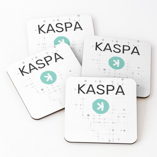 Item preview, Kaspa with Node Background designed and sold by caffeinateduser.