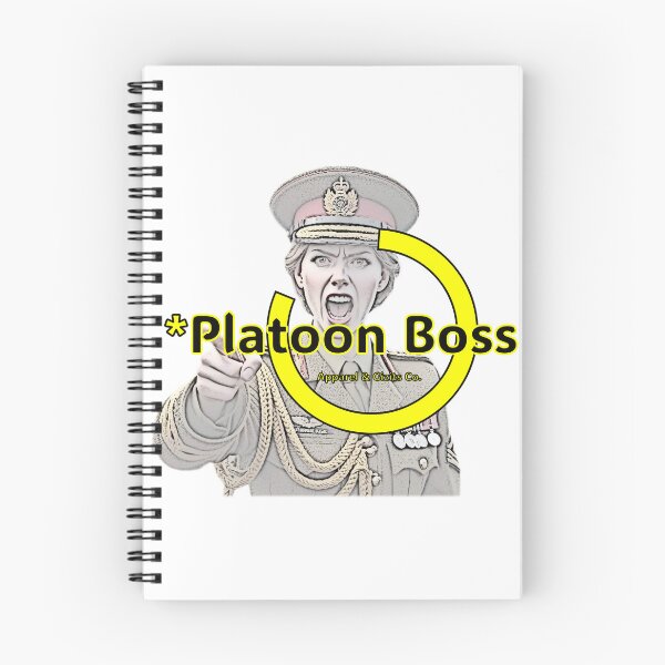 Item preview, Angry Female Platoon Boss Line designed and sold by Buckers Apparel & Gizits.