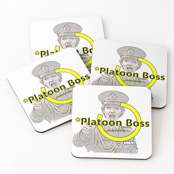Item preview, Angry Female Platoon Boss Line designed and sold by Buckers Apparel & Gizits.