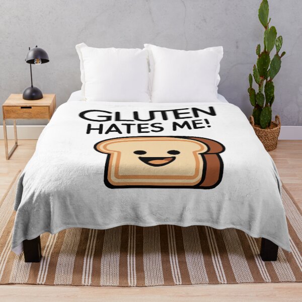 Item preview, Gluten Hates Me! Funny Bread Loaf designed and sold by PMCreative.