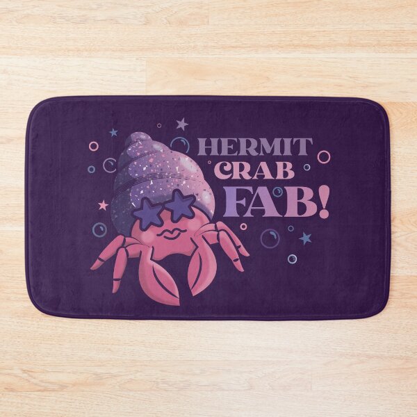 Item preview, Pink Purple Hermit Crab Fab designed and sold by opalskystudio.