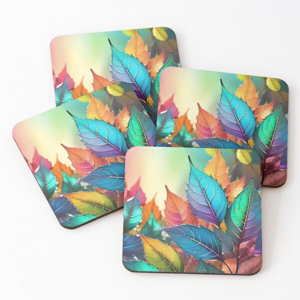 Item preview, Vibrant Leaves in a Spectrum of Colors designed and sold by masabo.