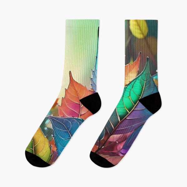 Item preview, Vibrant Leaves in a Spectrum of Colors designed and sold by masabo.