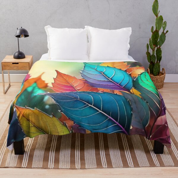 Item preview, Vibrant Leaves in a Spectrum of Colors designed and sold by masabo.