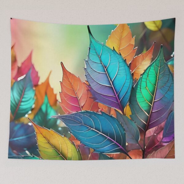 Item preview, Vibrant Leaves in a Spectrum of Colors designed and sold by masabo.