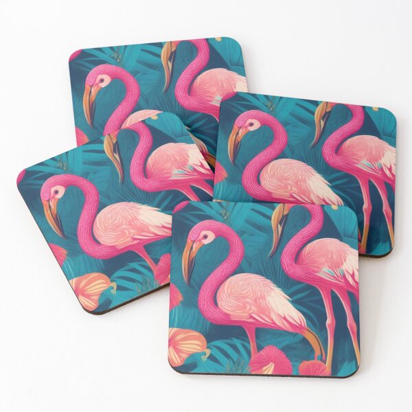 Item preview, Tropical Flamnigo Pattern designed and sold by NeatThingLover.