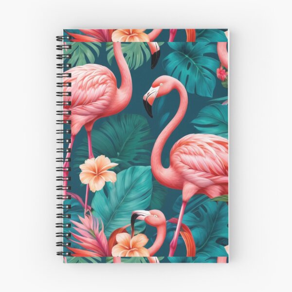 Item preview, Jungle Flamingo Pattern designed and sold by NeatThingLover.