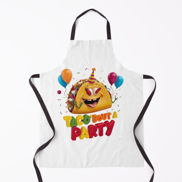 Item preview, Taco 'bout a Party - Humorous Happy Taco designed and sold by deluxedigital1.