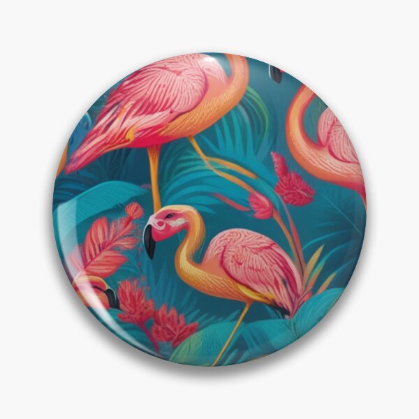 Item preview, Floral Flamingo Pattern designed and sold by NeatThingLover.