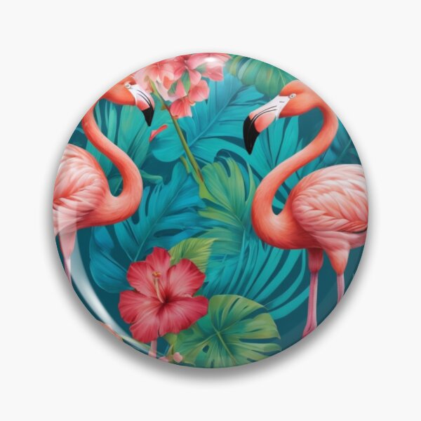 Item preview, Paradise Flamingo Pattern designed and sold by NeatThingLover.