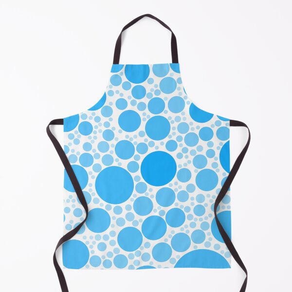 Item preview, Aqua Blue Bubble Polka Dots Pattern designed and sold by patternsoup.
