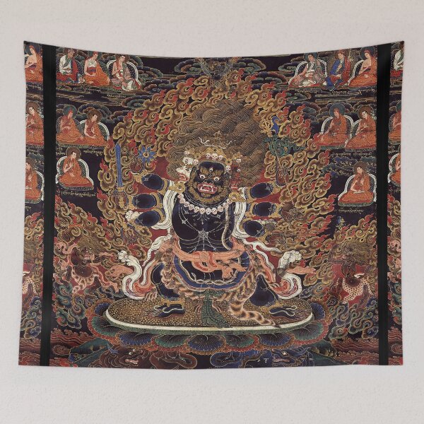 Item preview, Mandala 203 Yamari Krishna Buddhist Deity Drigung Tradition 1700s designed and sold by GuyBlank.