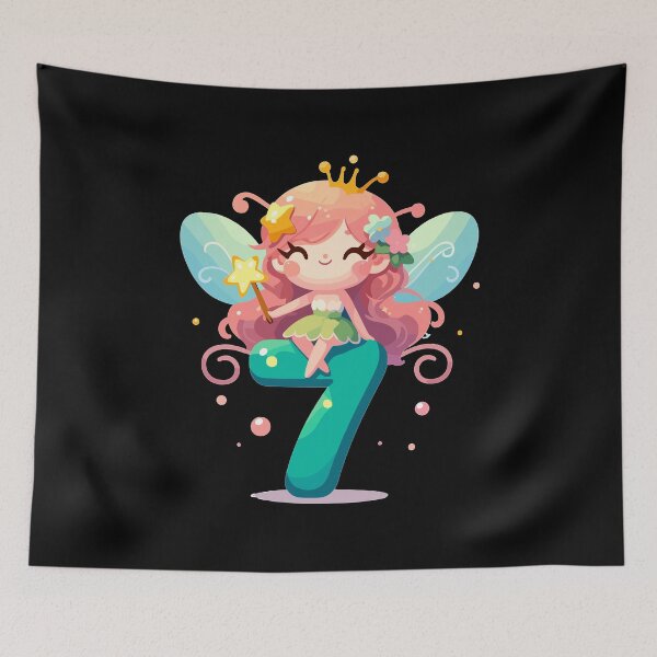 Item preview, 7 year old fairy elf birthday gift designed and sold by Pineapple-Tree.