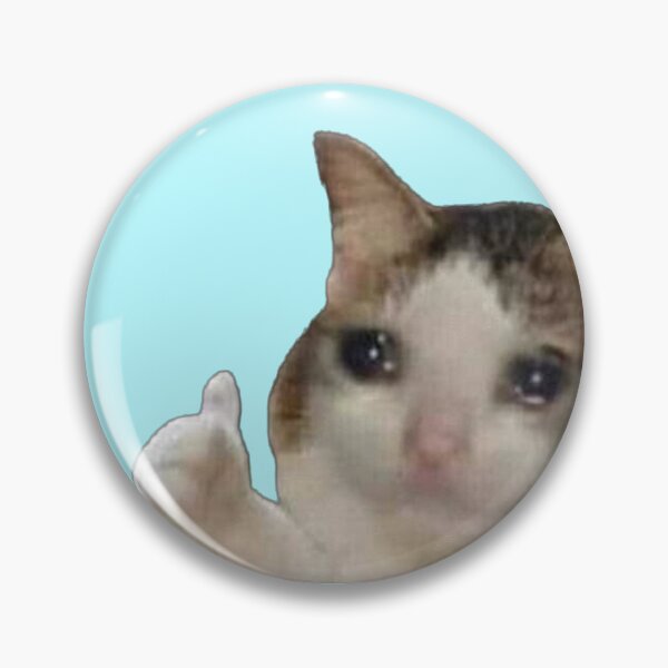 Item preview, Crying cat thumbs up designed and sold by Ratcatdoggg.