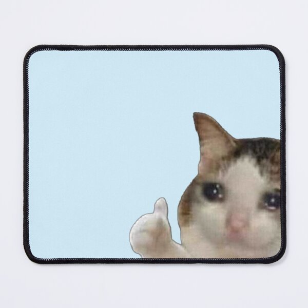 Item preview, Crying cat thumbs up designed and sold by Ratcatdoggg.