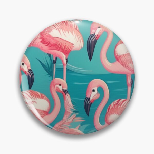 Item preview, Flamingo Oasis Pattern designed and sold by NeatThingLover.