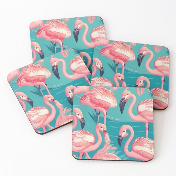 Item preview, Flamingo Oasis Pattern designed and sold by NeatThingLover.